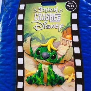 Stitch crashes disney pin